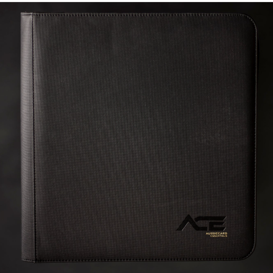 12 Pocket Zip Trading Card Binder A.C.E Aussie Card Essentials