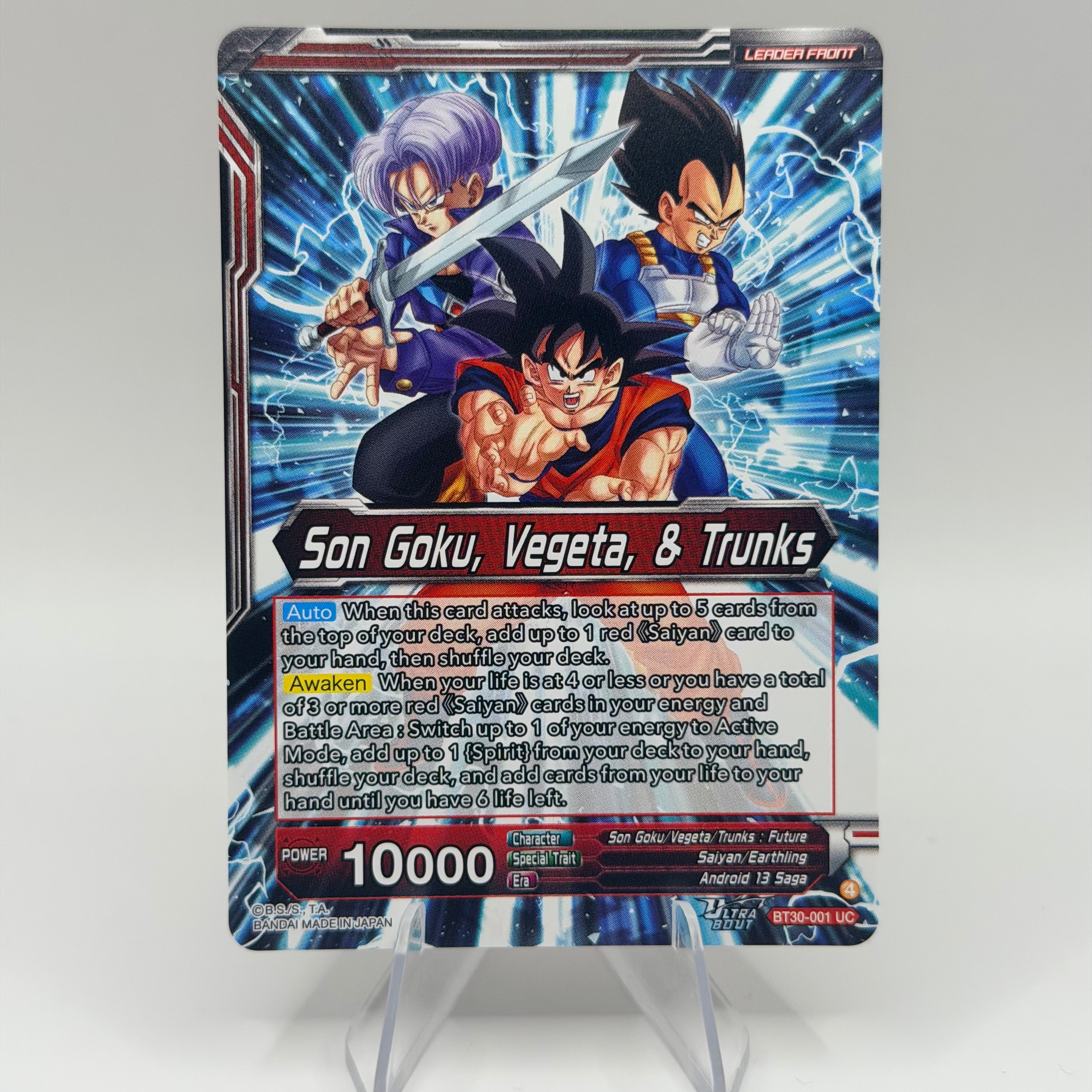 Super Saiyans United BT30-001 SLR