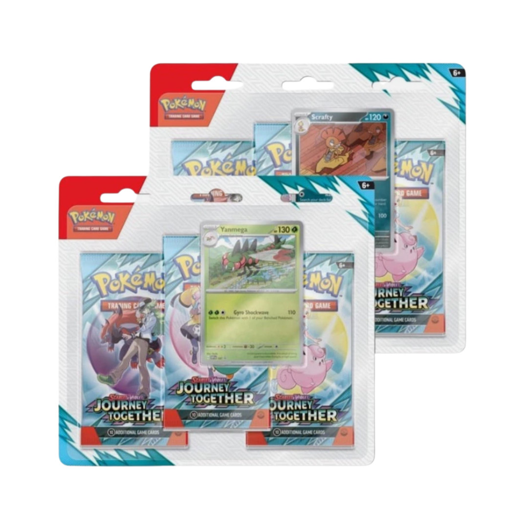 Pokemon TCG Journey Together 3-Pack Blister + Promo.