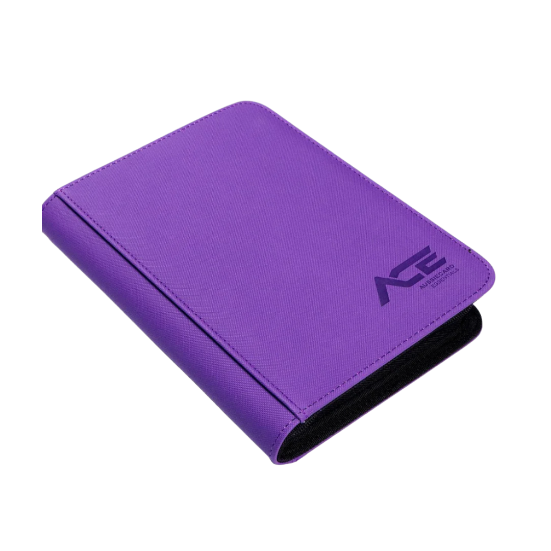 4 Pocket Zip Binder Black A.C.E Aussie Card Essentials