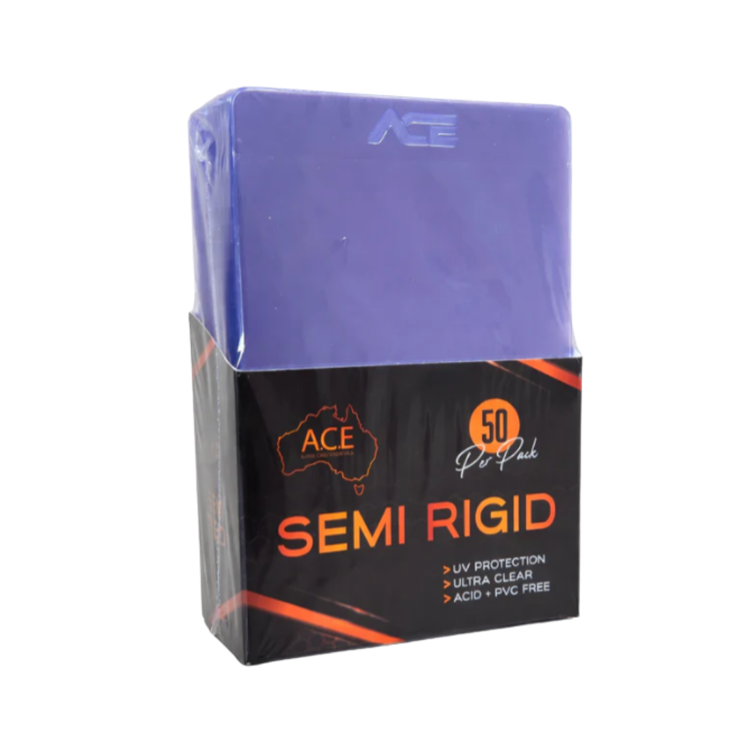 A.C.E Aussie Card Essentials Semi-Rigid Card Holders (50 Pack)